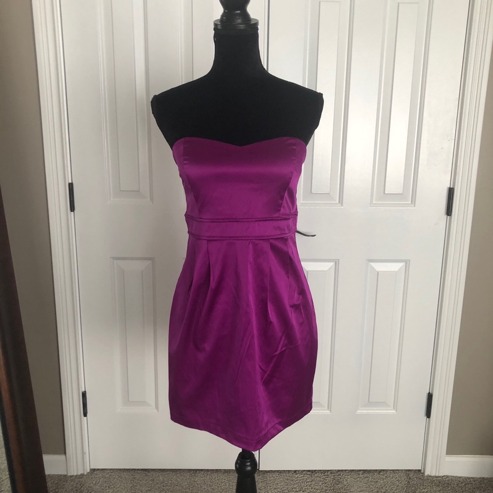 Forever 21 strapless formal mini dress large